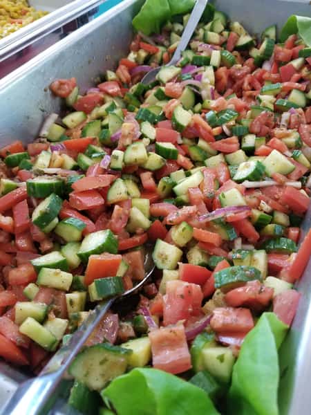 Cucumber and Tomato