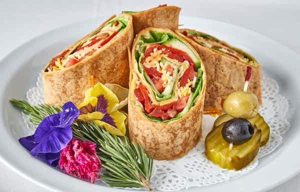 Vegetarian Wrap Catering Menu Sharko's Catering