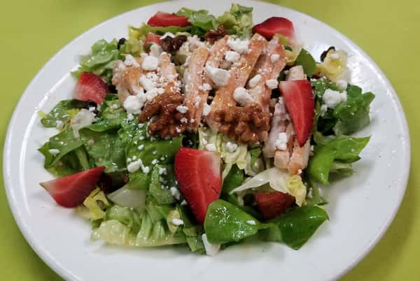 Strawberry Salad with Lemon Dijon Vinaigrette