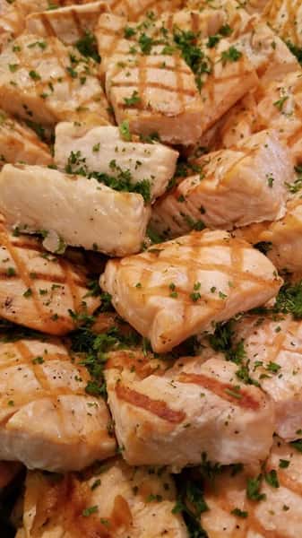 grilled salmon