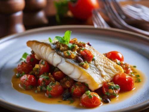 Grilled Branzino fillet
