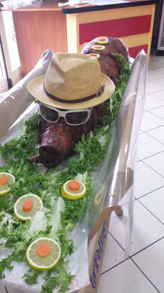 roasted pig