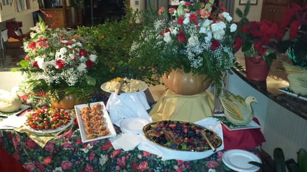 catering table