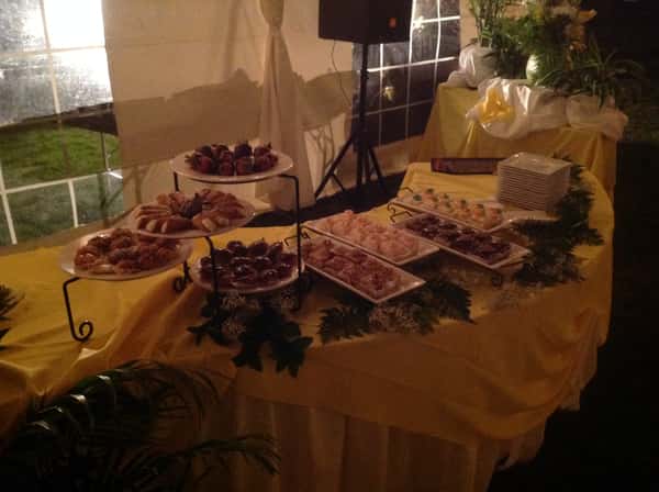 catering table