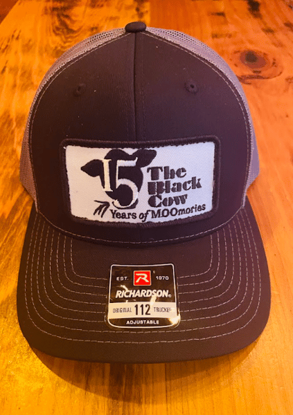 Black & Gray Trucker Patch Hat