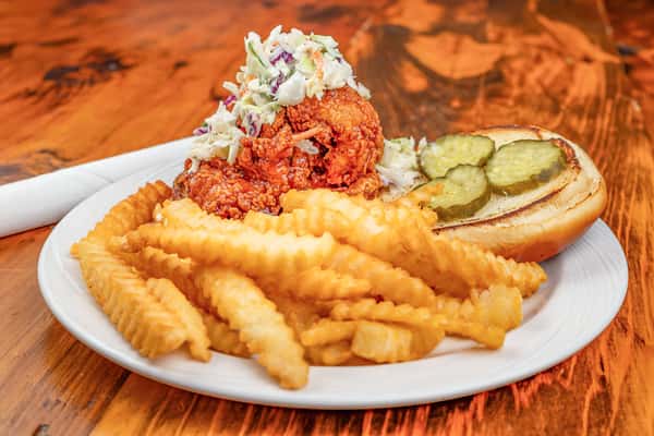 GAHot & Sticky Chicken Sandwich