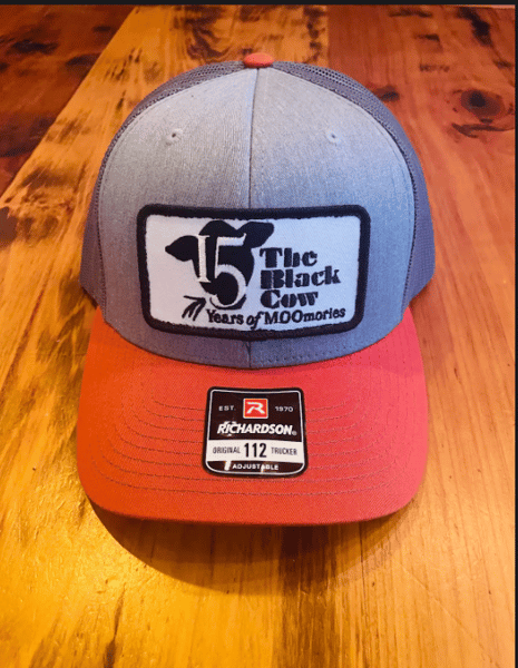 Gray & Orange Trucker Patch Hat
