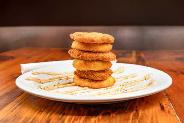 Fried Green Tomato Side View
