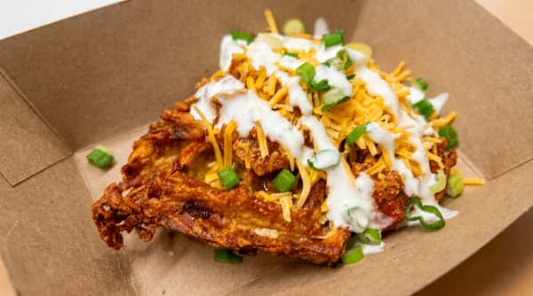 Chili Cheese Tot Waffle