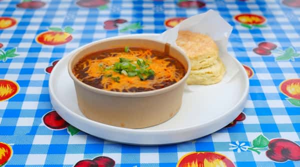 Chili Bowl and Biscuit