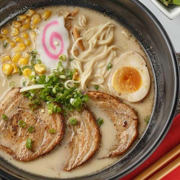 Delicious freshly made ramen