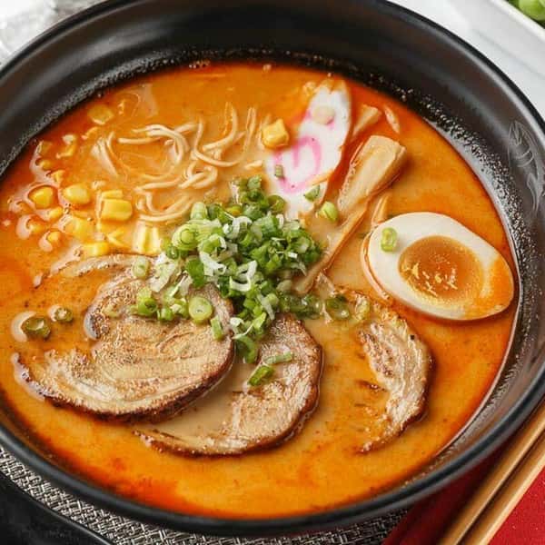 Freshly prepared ramen, delicious and satisfying