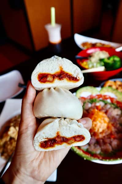 Delicious steam buns