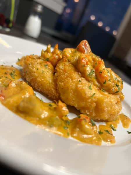 Crawfish Grit Cakes