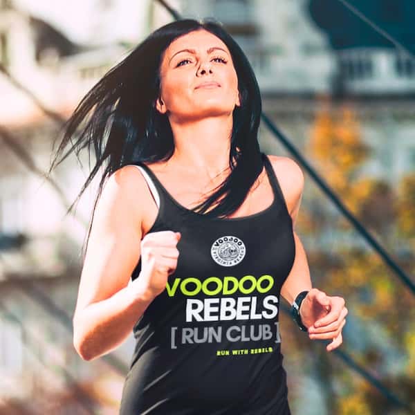 Run Club girl jogging