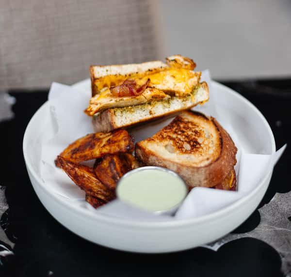 Chicken Pesto Bacon Panini