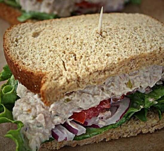 White Albacore Tuna Salad Sandwich