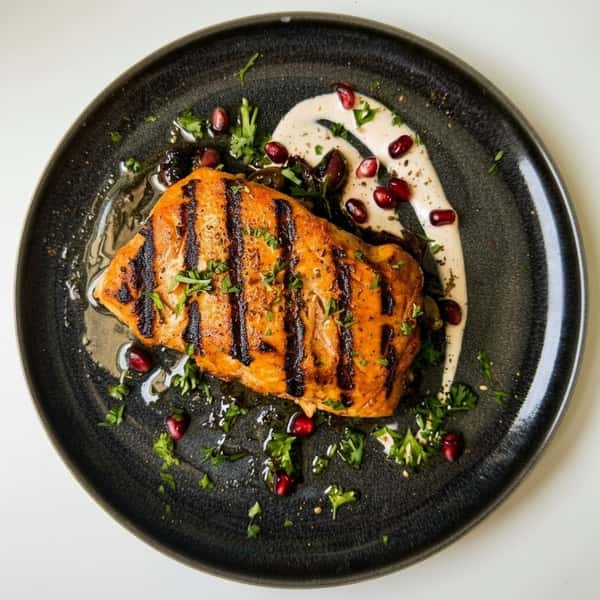 LIRA SALMON WITH ZAATAR