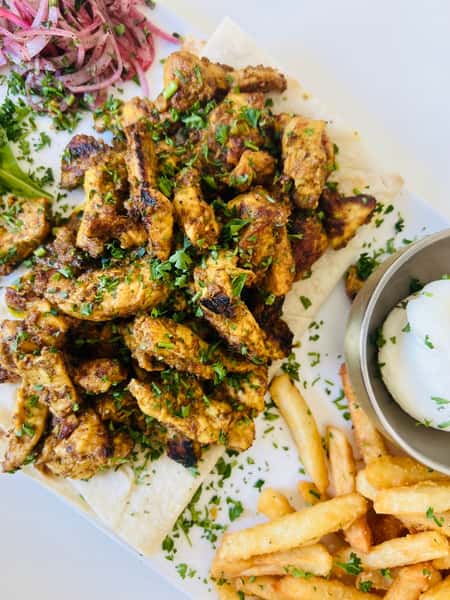 CHICKEN SHAWARMA PLATE