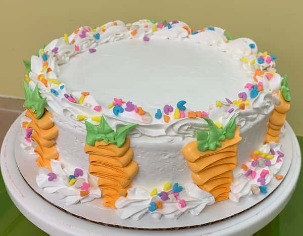Easter Carrot Ice Cream Cake