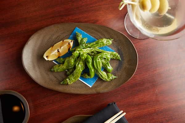 Shishito Peppers Happy Hour The Blue Fish