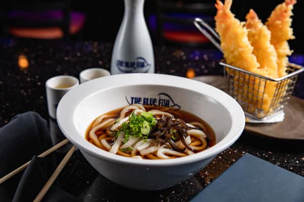 Udon Noodle Soup + Shrimp Tempura