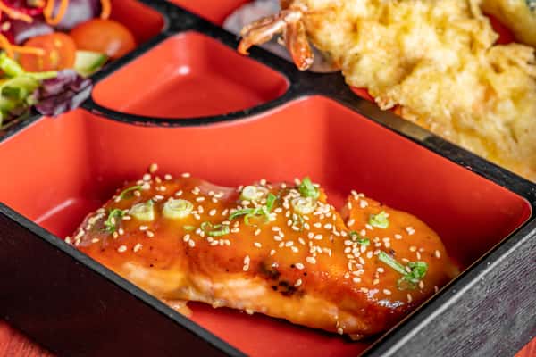 Miso Glazed Salmon Bento