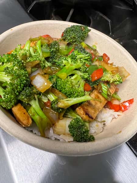 Vegan Chicken and Broccoli