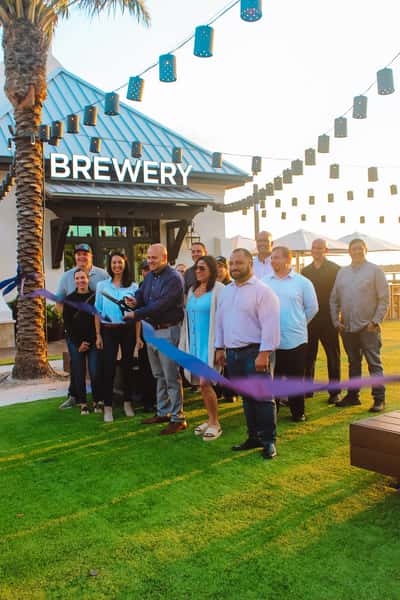 ribbon cutting cermony