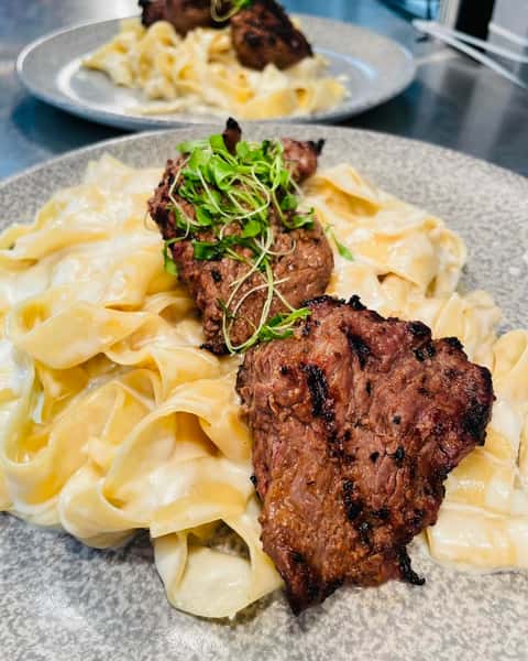 Steak Tip Alfredo