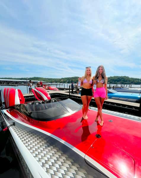 Girls on boat