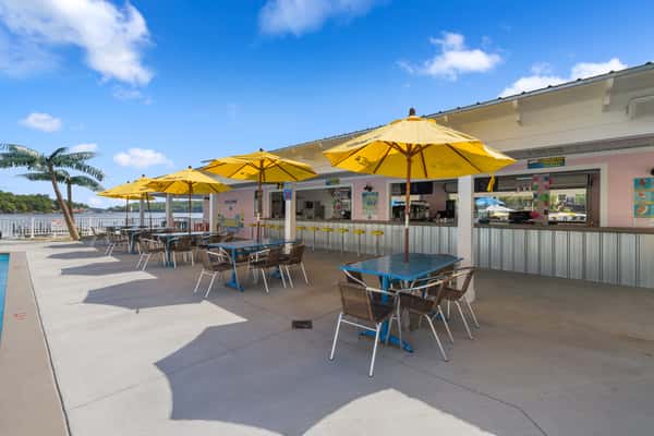 Seating at Bananas Waterpark