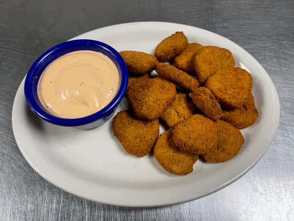 Fried Pickles With Chipotle Aioli