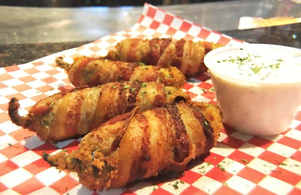 Bacon Wrapped Jalapeno Poppers Menu Teakwoods Bar Vs. Grill Bar