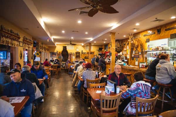Packed house at Michael's Bridge Diner