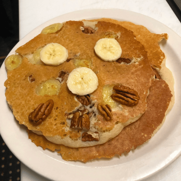 Banana Pecan Pancakes