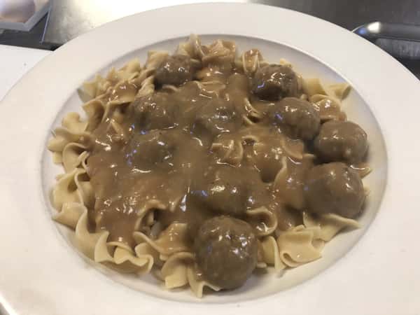 Spaghetti with Meatballs, Sweet or Hot Sausage