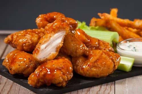 CHIPOTLE BBQ BONELESS WINGS 10 CT