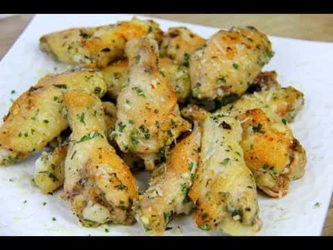 GARLIC PARMESAN BONE IN WINGS 10 CT