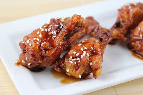 TERIYAKI BONELESS WINGS 10 CT