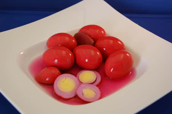 Red Beet Pickled Eggs