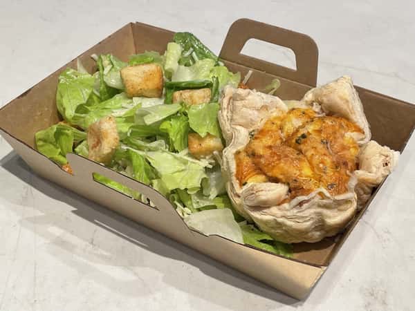 NEW - QUICHE CUP WITH SIDE SALAD SPECIAL