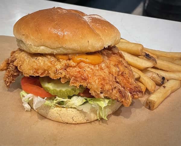 SOUTHERN FRIED CHICKEN SANDWICH W FRIES