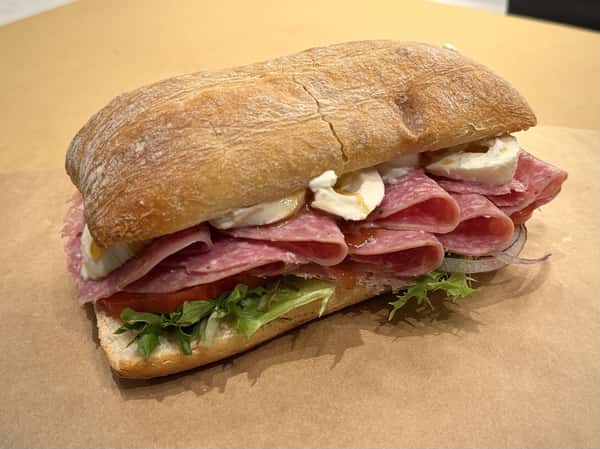 SALAMI BURRATA SANDWICH
