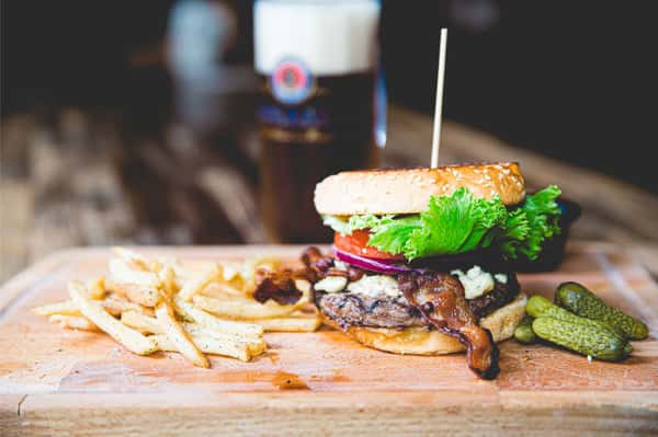 Bacon Bleu Cheese Burger*