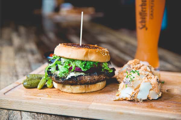 portobello mushroom burger