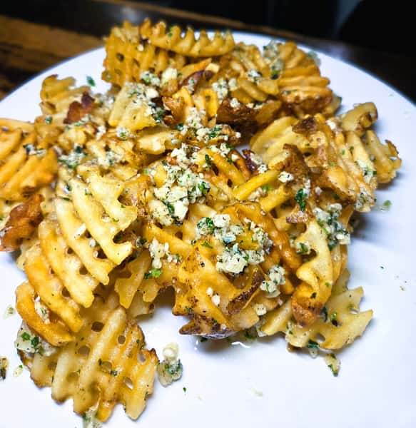 Garlic Parmesan Waffle Fries