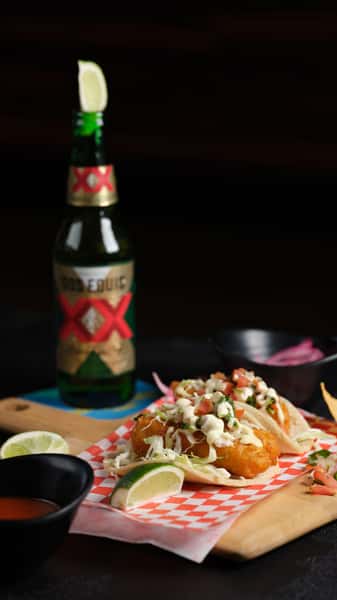 One Fish Taco & Beer Combo