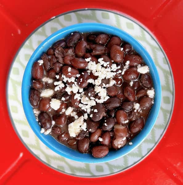 Black Beans with Queso Fresco