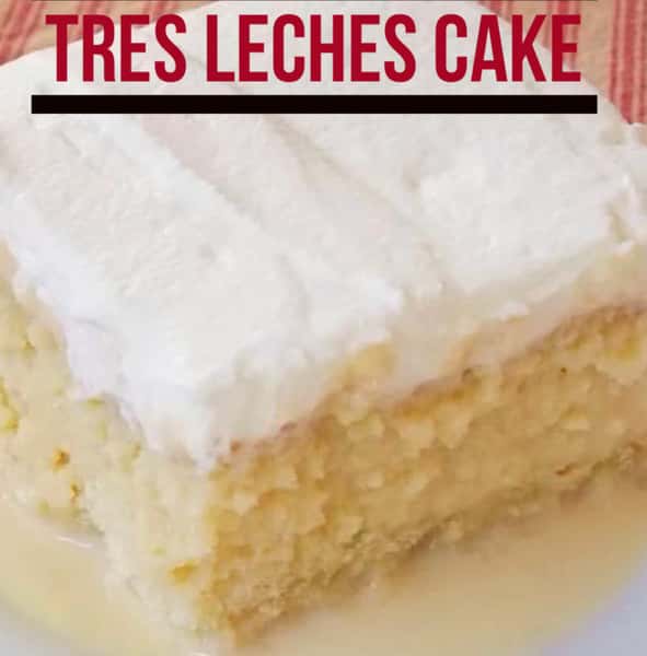 Tres Leches Cake whole 15 slices